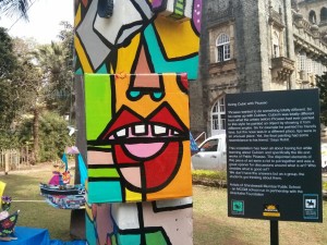 Going Cubic with Picasso - Art for Akanksha at Kalaghoda